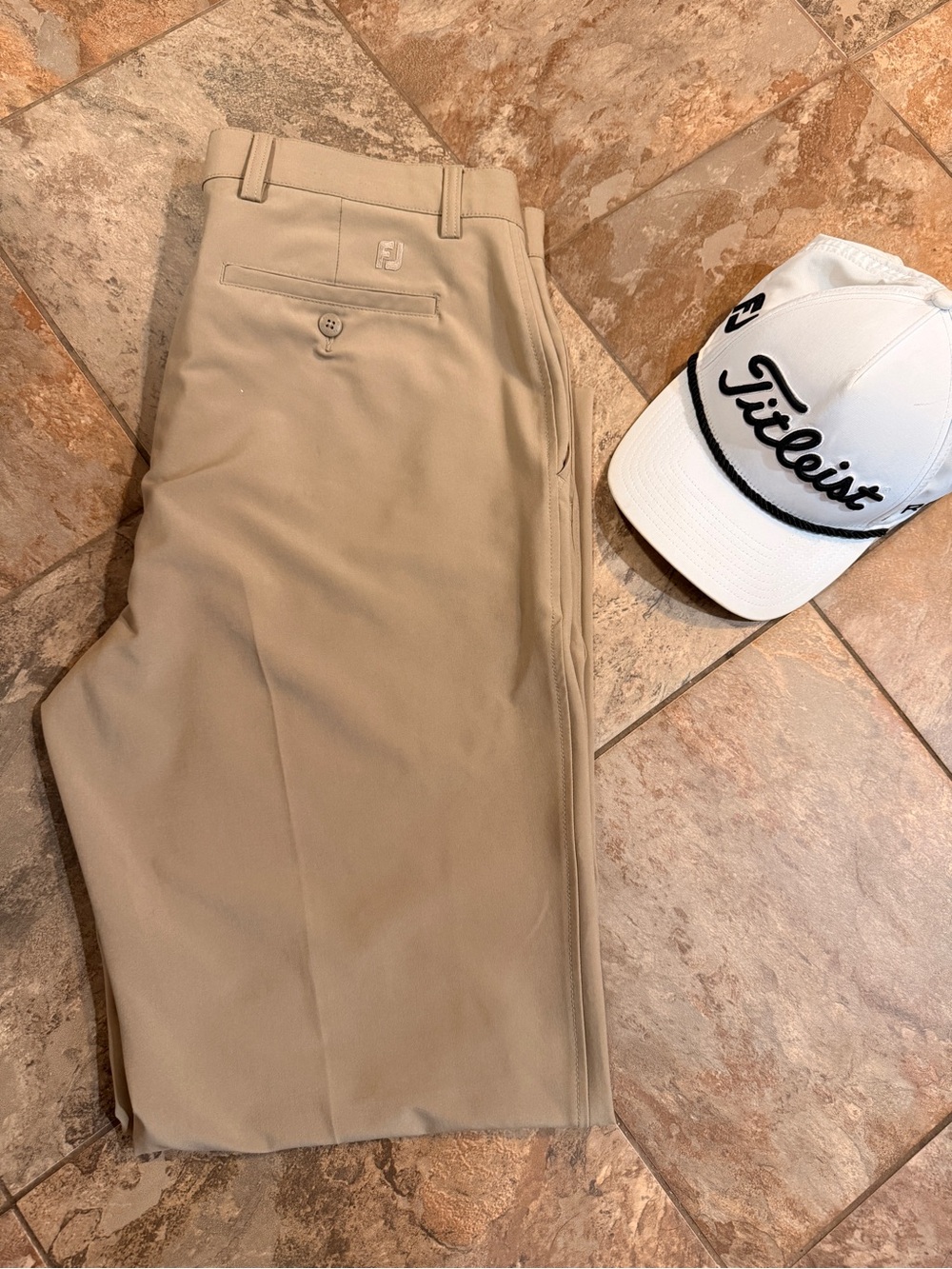 FJ khaki golf pants